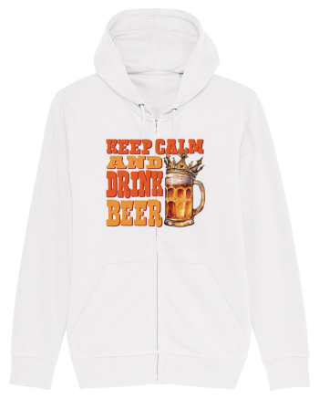 pt iubitorii de bere - Keep calm and drink beer White