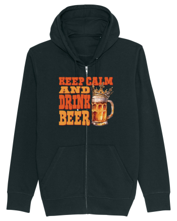 pt iubitorii de bere - Keep calm and drink beer Black