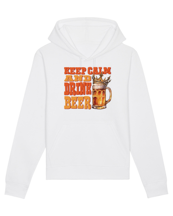 pt iubitorii de bere - Keep calm and drink beer White