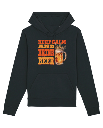 pt iubitorii de bere - Keep calm and drink beer Black