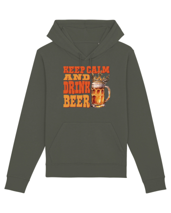 pt iubitorii de bere - Keep calm and drink beer Khaki