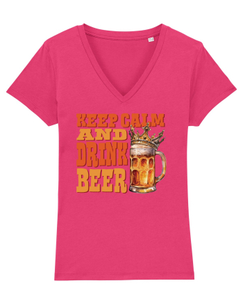 pt iubitorii de bere - Keep calm and drink beer Raspberry
