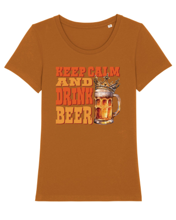 pt iubitorii de bere - Keep calm and drink beer Roasted Orange