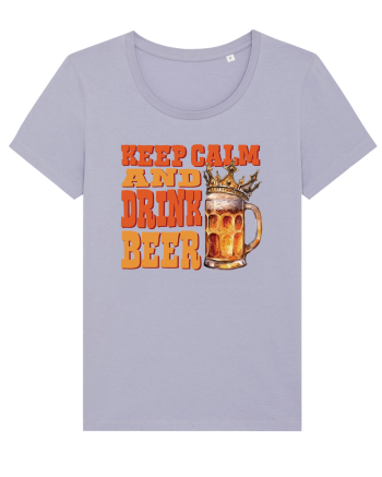 pt iubitorii de bere - Keep calm and drink beer Lavender