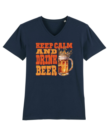 pt iubitorii de bere - Keep calm and drink beer French Navy