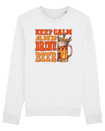 pt iubitorii de bere - Keep calm and drink beer White