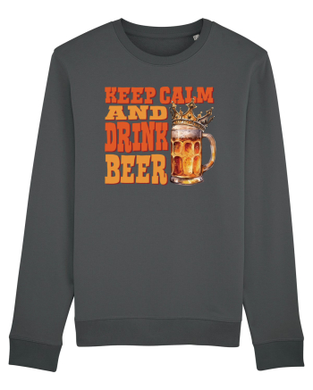 pt iubitorii de bere - Keep calm and drink beer Anthracite