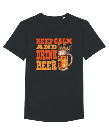 pt iubitorii de bere - Keep calm and drink beer Black