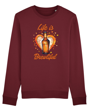 pt iubitorii de bere - Life is brewtiful Burgundy