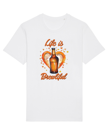 pt iubitorii de bere - Life is brewtiful White