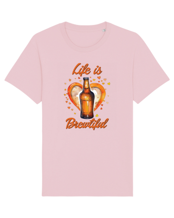 pt iubitorii de bere - Life is brewtiful Cotton Pink