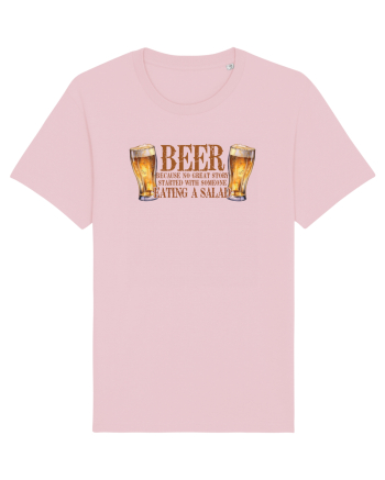 pt iubitorii de bere - No great story started with a salad Cotton Pink