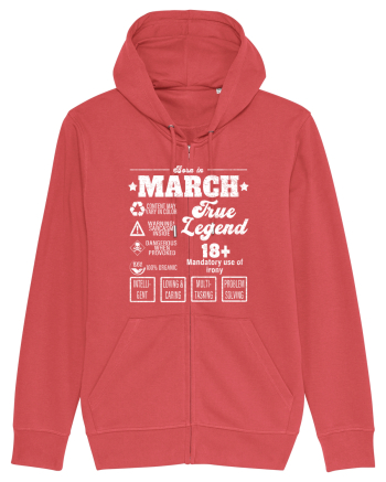Born In March True Legend Carmine Red