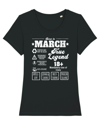 Born In March True Legend Black