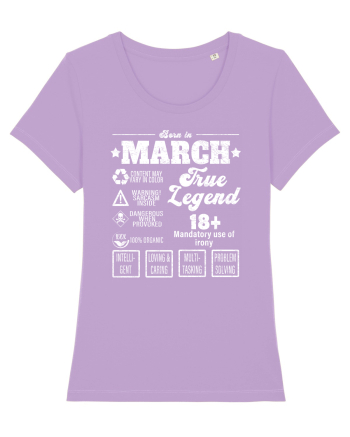 Born In March True Legend Lavender Dawn