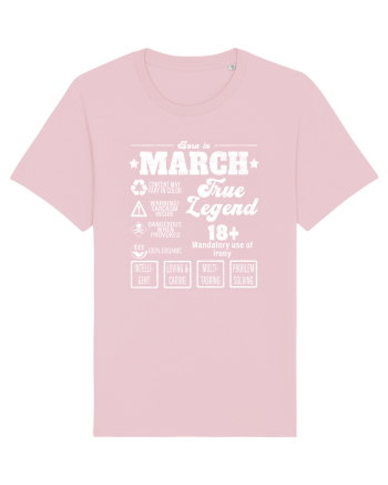 Born In March True Legend Cotton Pink