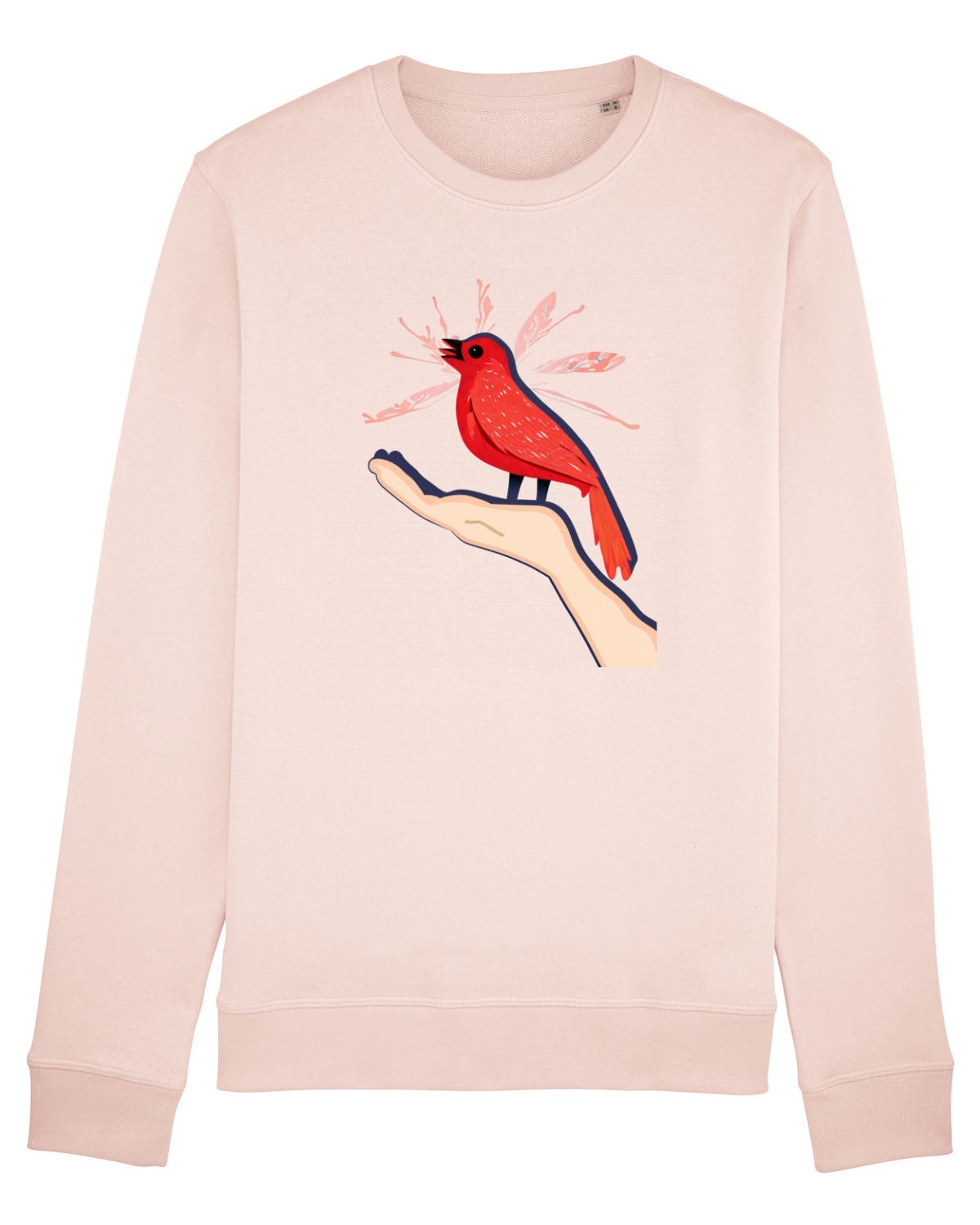 Bluză mânecă lungă Unisex Rise Candy Pink