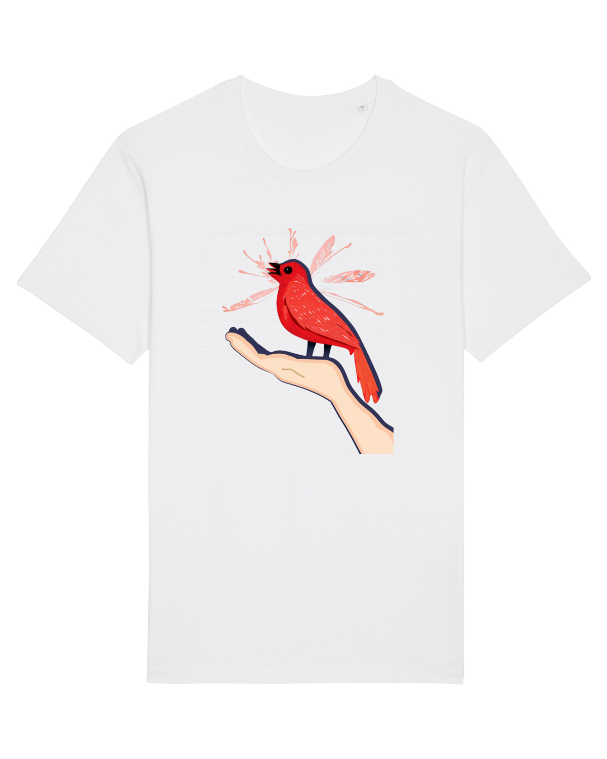 Tricou mânecă scurtă Unisex Rocker White