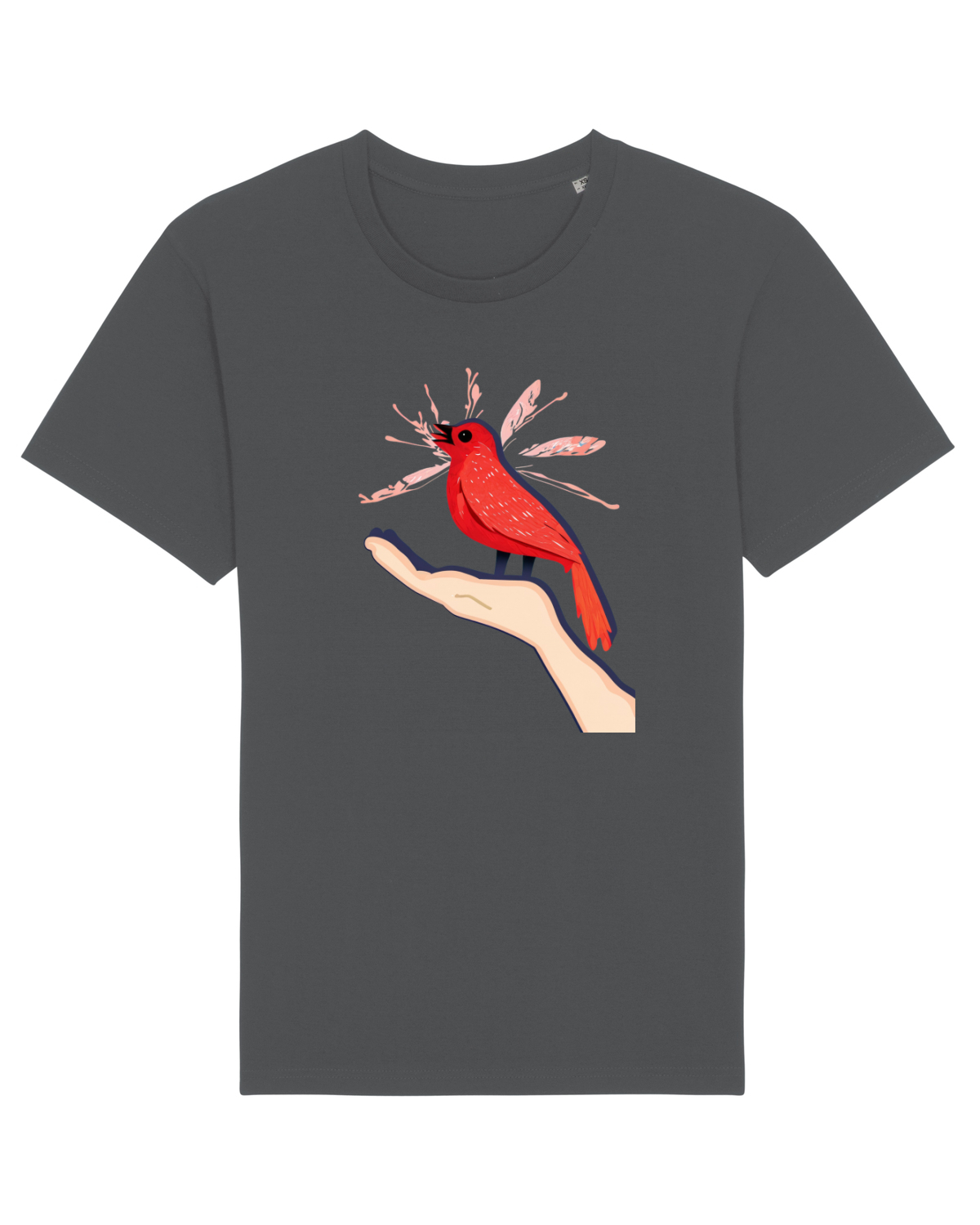 Tricou mânecă scurtă Unisex Rocker Anthracite