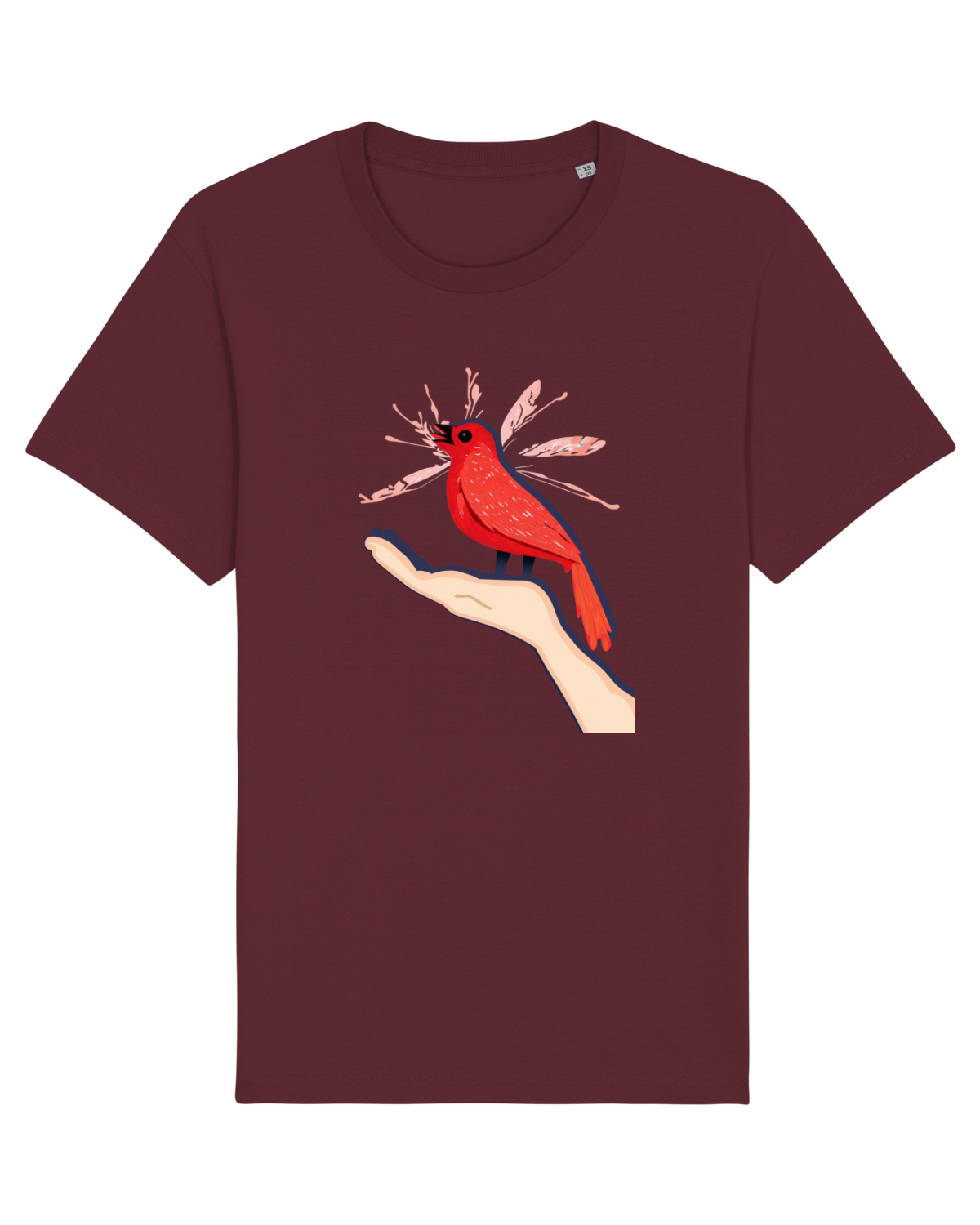 Tricou mânecă scurtă Unisex Rocker Burgundy