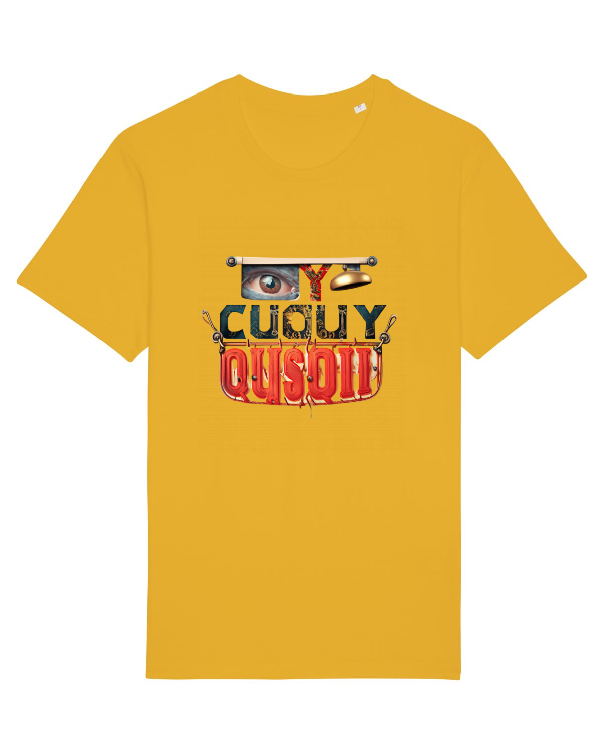 Tricou mânecă scurtă Unisex Rocker Spectra Yellow