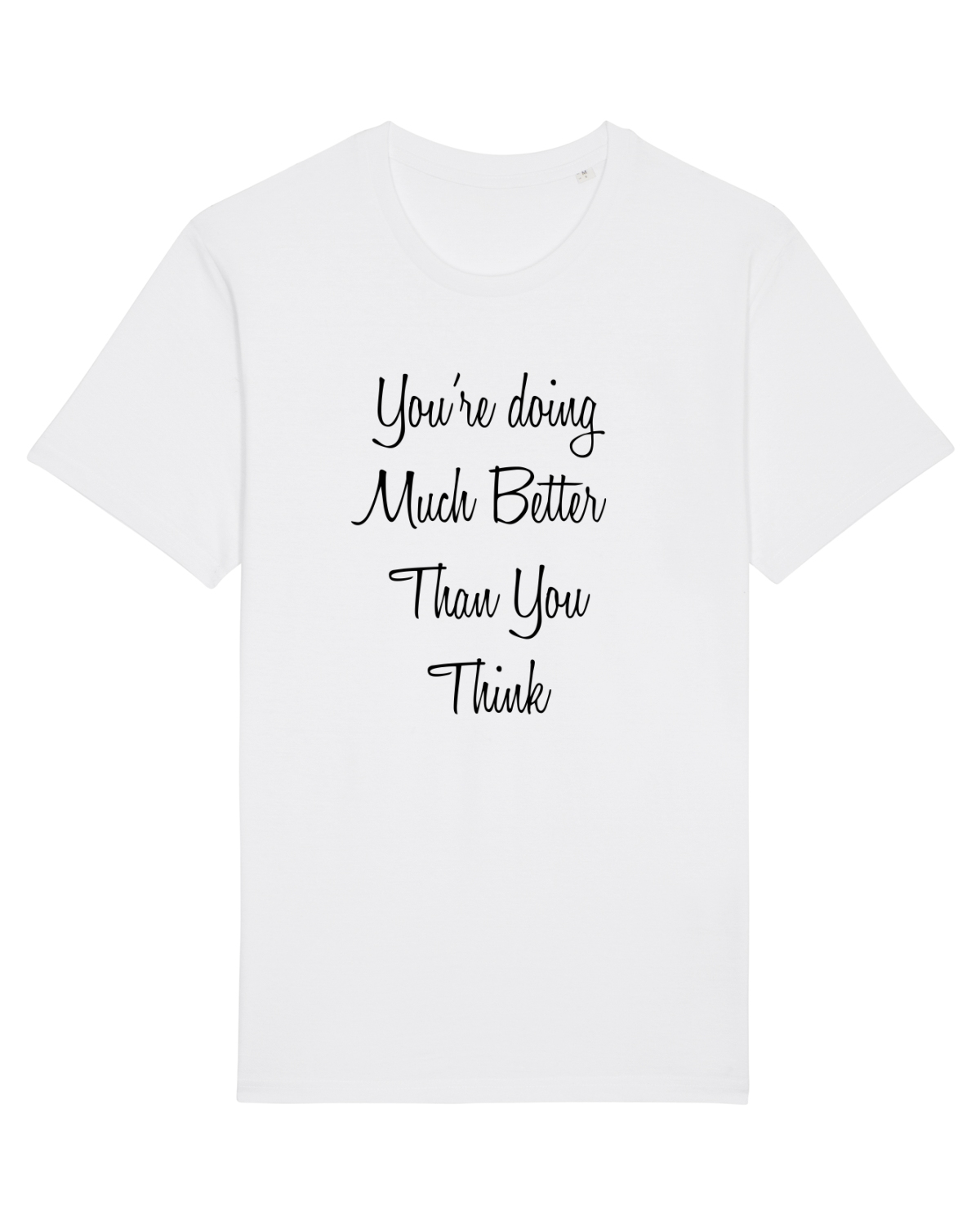 Tricou mânecă scurtă Unisex Rocker White