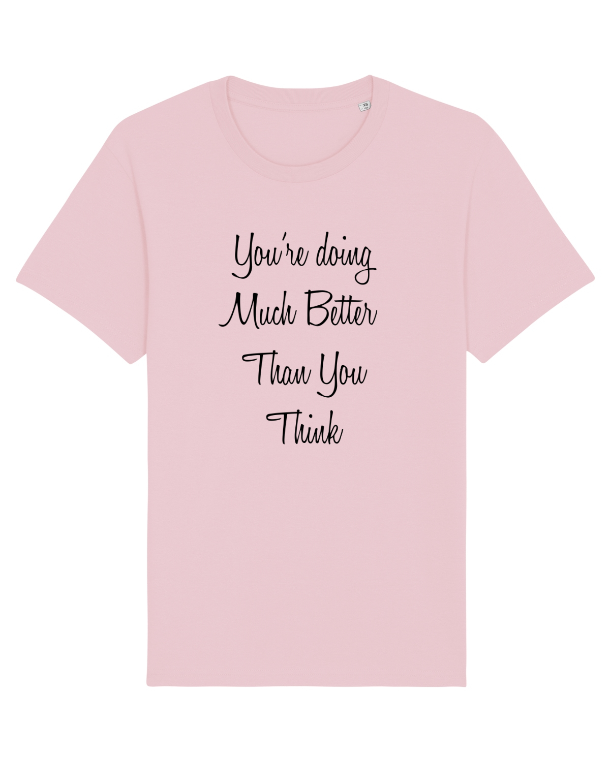 Tricou mânecă scurtă Unisex Rocker Cotton Pink