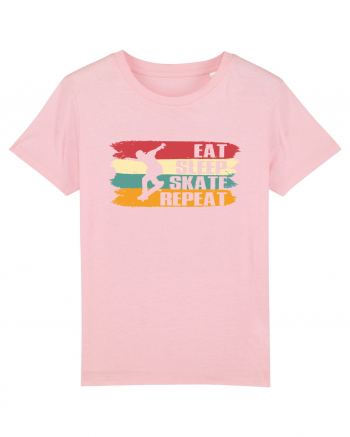 Eat Sleep Skate Repeat Skating Routine Cotton Pink