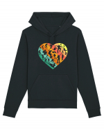 Heart Skater Skateboarding Skateboard Hanorac Unisex Drummer