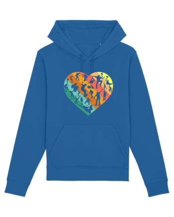 Heart Skater Skateboarding Skateboard Royal Blue