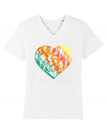 Heart Skater Skateboarding Skateboard White