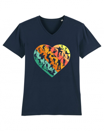 Heart Skater Skateboarding Skateboard French Navy