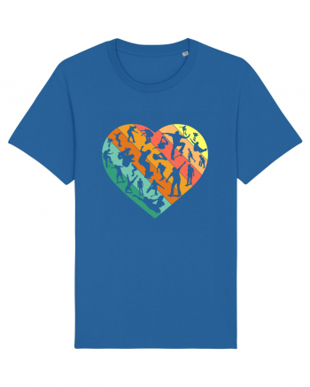 Heart Skater Skateboarding Skateboard Royal Blue