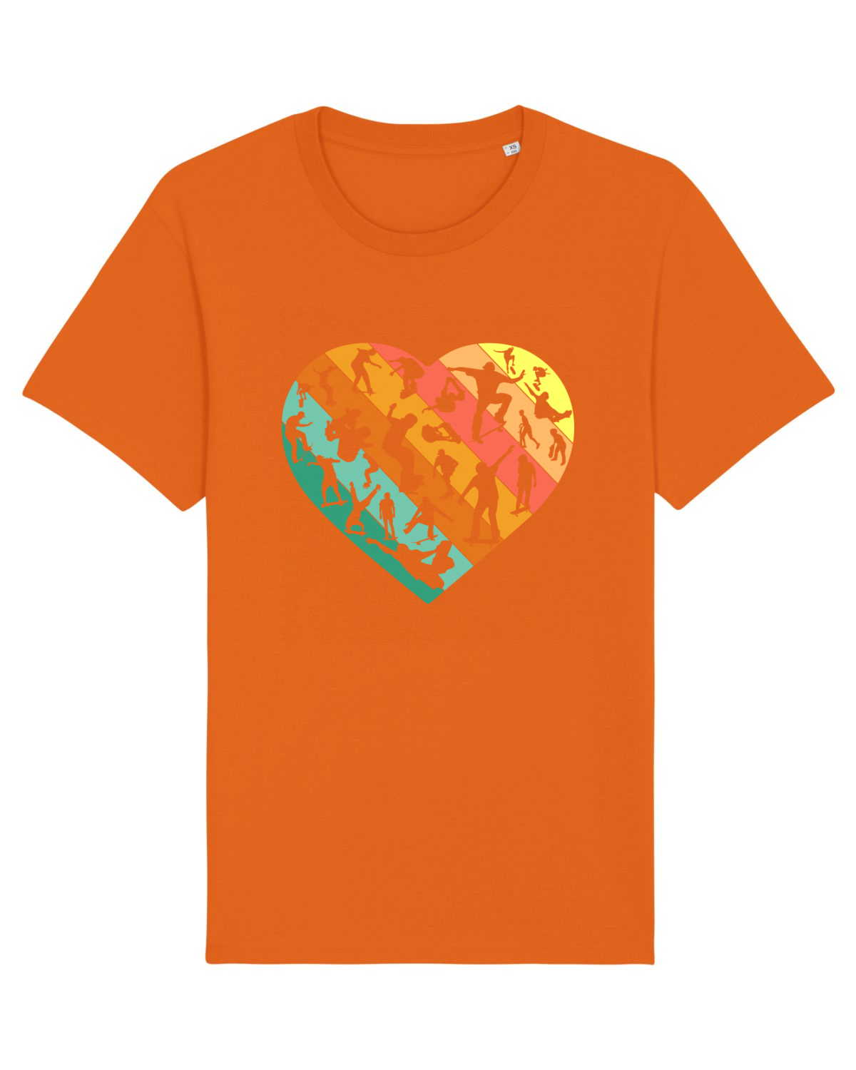 Tricou mânecă scurtă Unisex Rocker Bright Orange