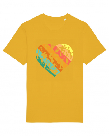 Heart Skater Skateboarding Skateboard Spectra Yellow