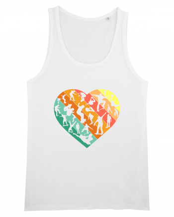 Heart Skater Skateboarding Skateboard White