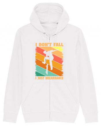 I Don't Fall I Just Brakedance Vintage Skateboarder White