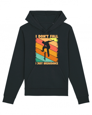 I Don't Fall I Just Brakedance Vintage Skateboarder Black