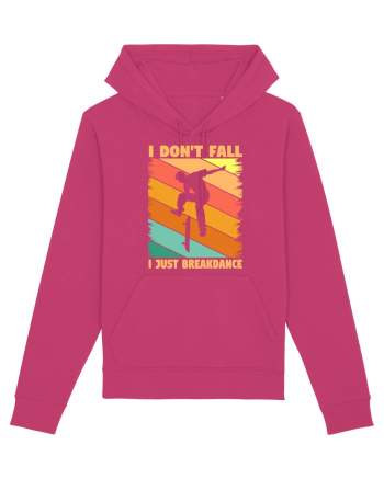 I Don't Fall I Just Brakedance Vintage Skateboarder Raspberry