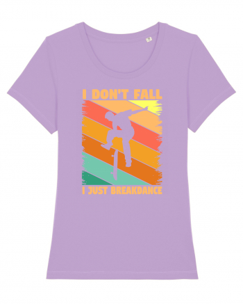 I Don't Fall I Just Brakedance Vintage Skateboarder Lavender Dawn