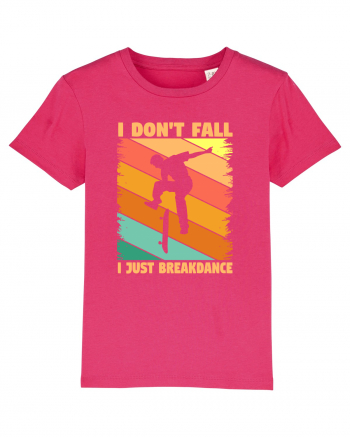 I Don't Fall I Just Brakedance Vintage Skateboarder Raspberry