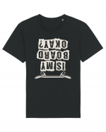 Is My Board Okay Funny Skateboarding Upside Down Tricou mânecă scurtă Unisex Rocker