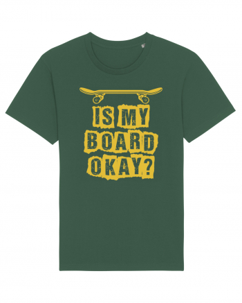 Is My Board Okay Funny Skateboarding Upside Bottle Green