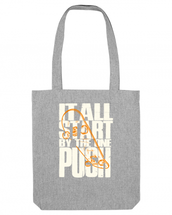 It All Start By The One Push Skateboard Heather Grey