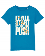 It All Start By The One Push Skateboard Tricou mânecă scurtă  Copii Mini Creator