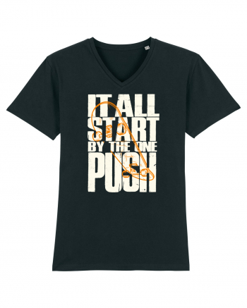 It All Start By The One Push Skateboard Black