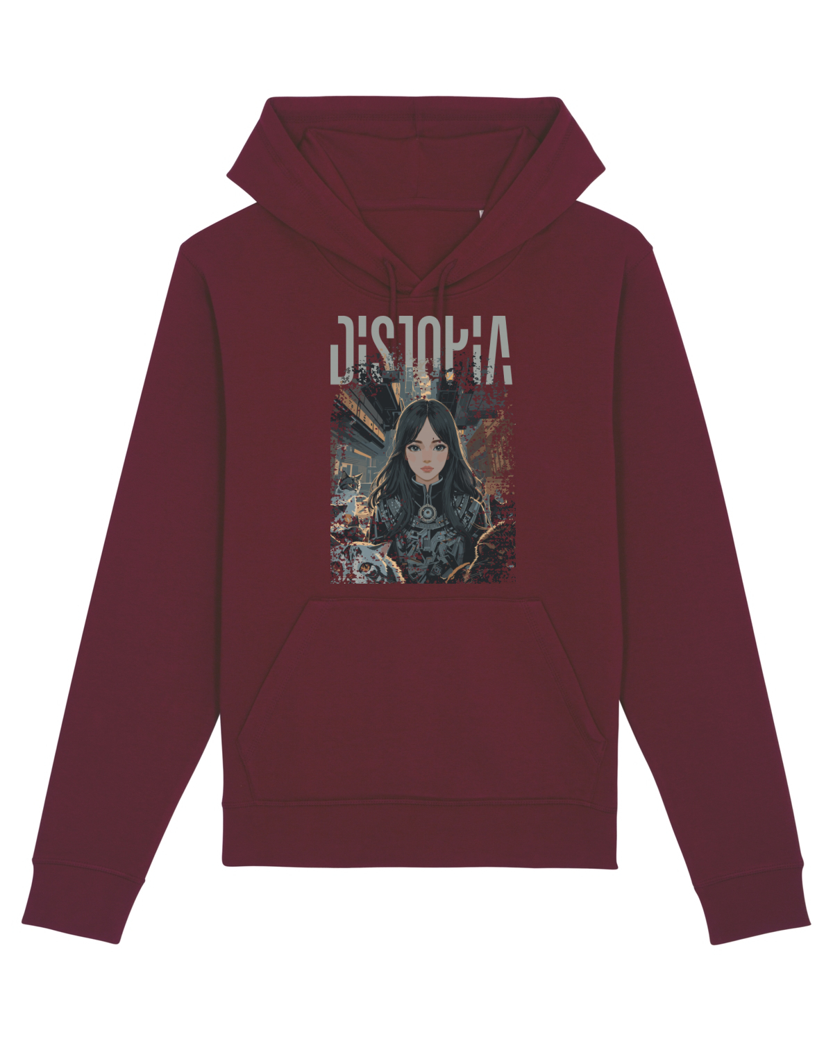 Hanorac Unisex Drummer Burgundy