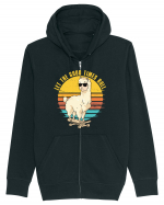 Let The Good Times Roll Lama Skateboarding Hanorac cu fermoar Unisex Connector