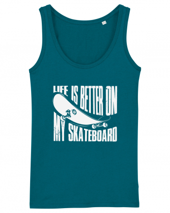 Life Is Better On My Skateboard Ocean Depth