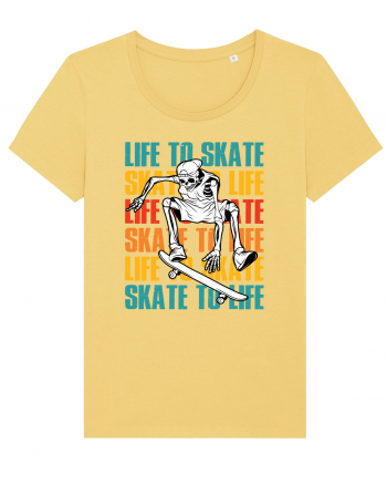 Life To Skate Skate To Life Skateboard Skeleton Rider Jojoba